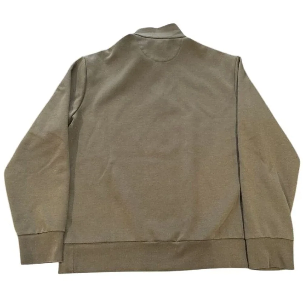 Polo Ralph Lauren Classic Half-Zip Mock Neck Pullover Sweater‎ Olive Green